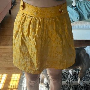 Yellow Mini Skirt